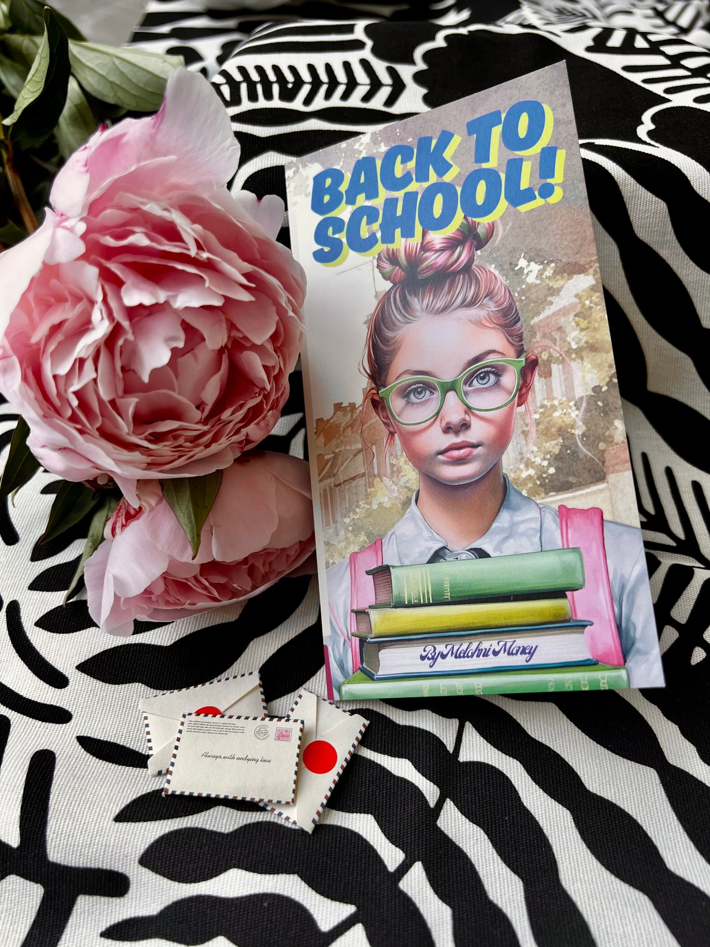 „Back to School“ Challenge mit Losen A6 3er Klappkarte