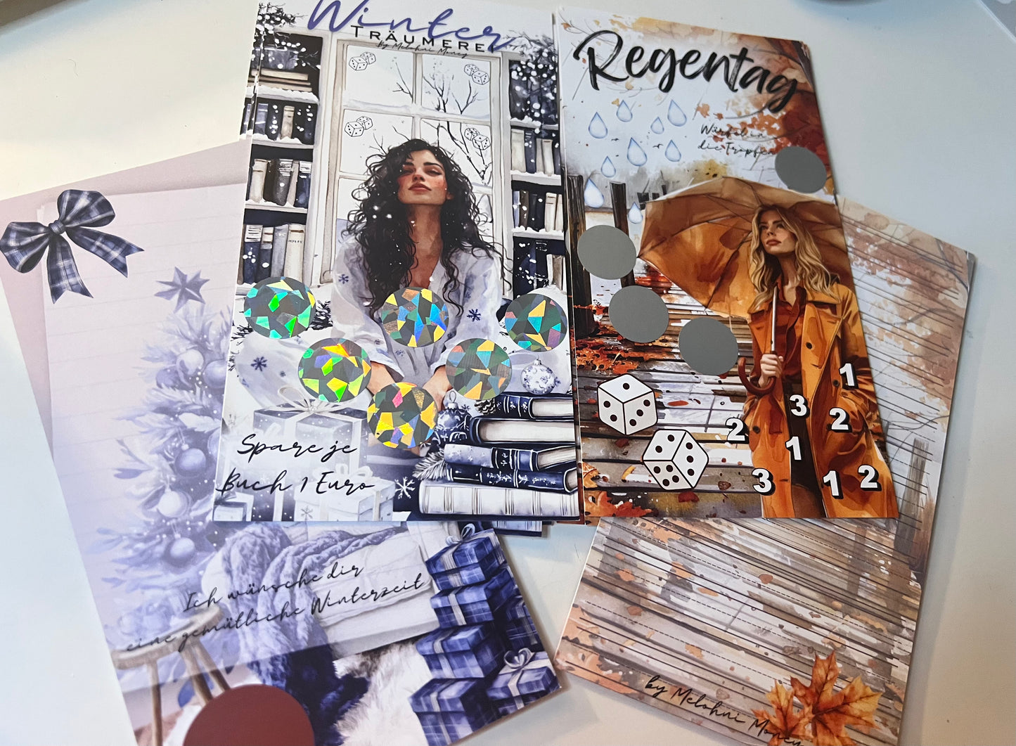 Einzelkarte “Regentag” oder” Winterträumerei