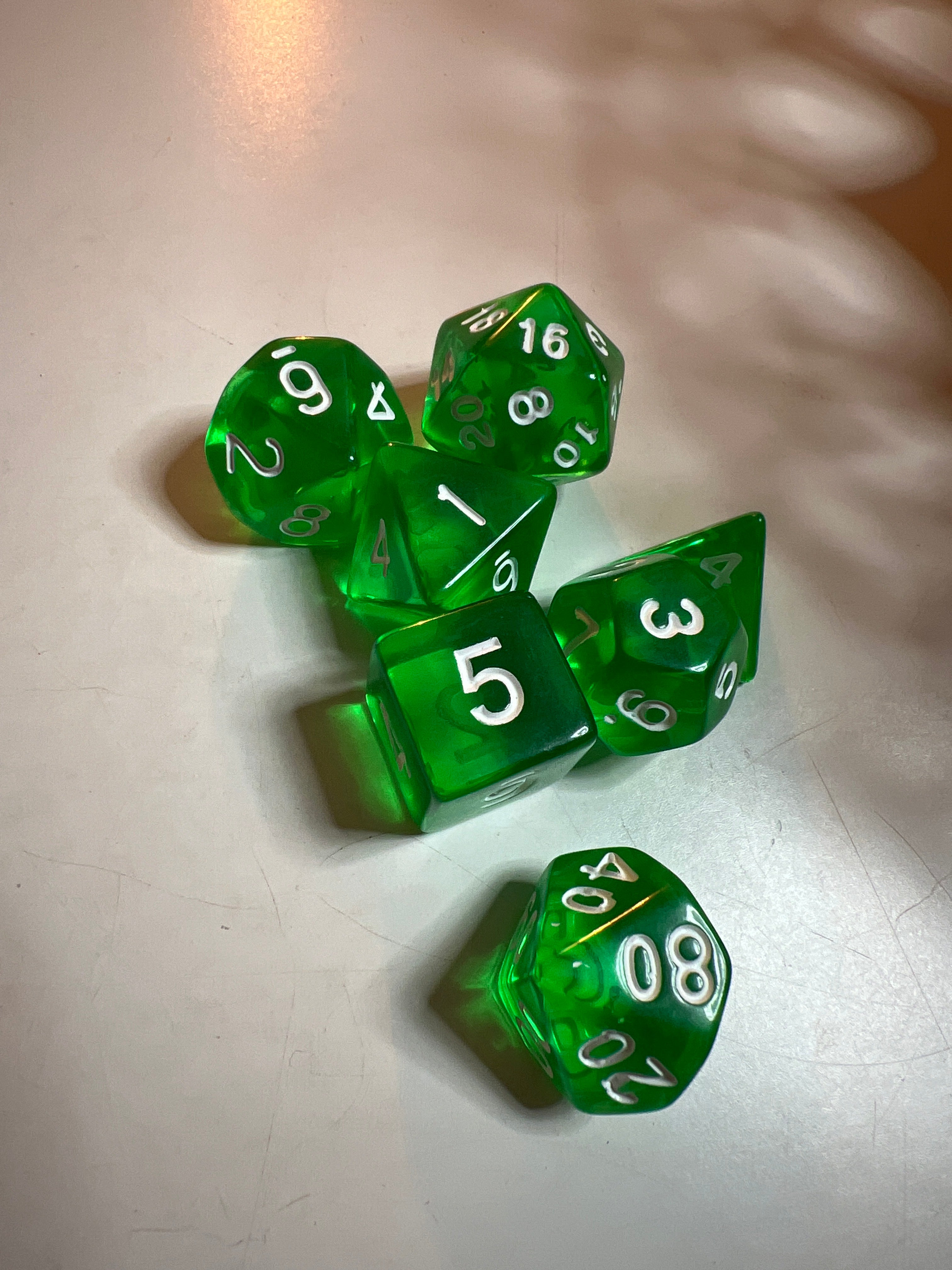 Würfelset “Neon”