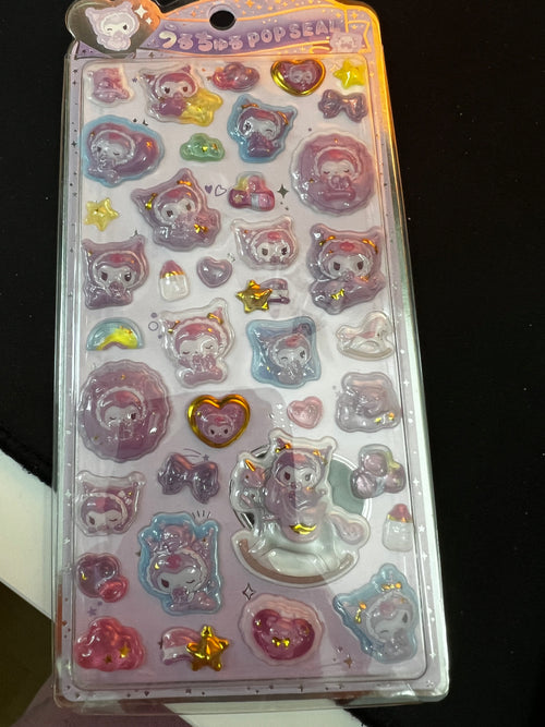 3D Pop Seal Sticker aus Thailand Sanrio Charaktere