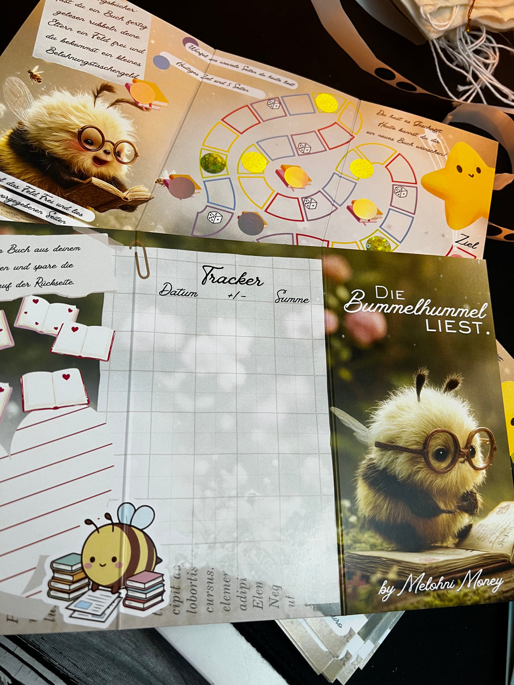 Bummelhummel- Sparset 3 Challenges mit Zubehör und Sammelkarte