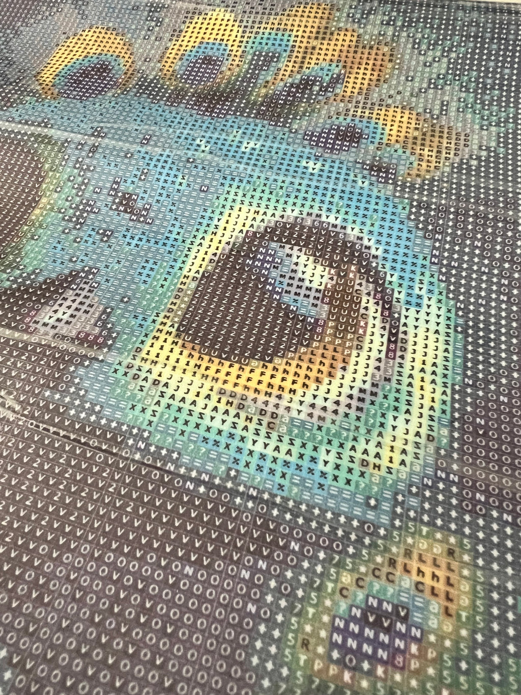 Diamond Painting 45x45cm Bildgröße mit Quadratischen Steinen, inkl. Zubehör