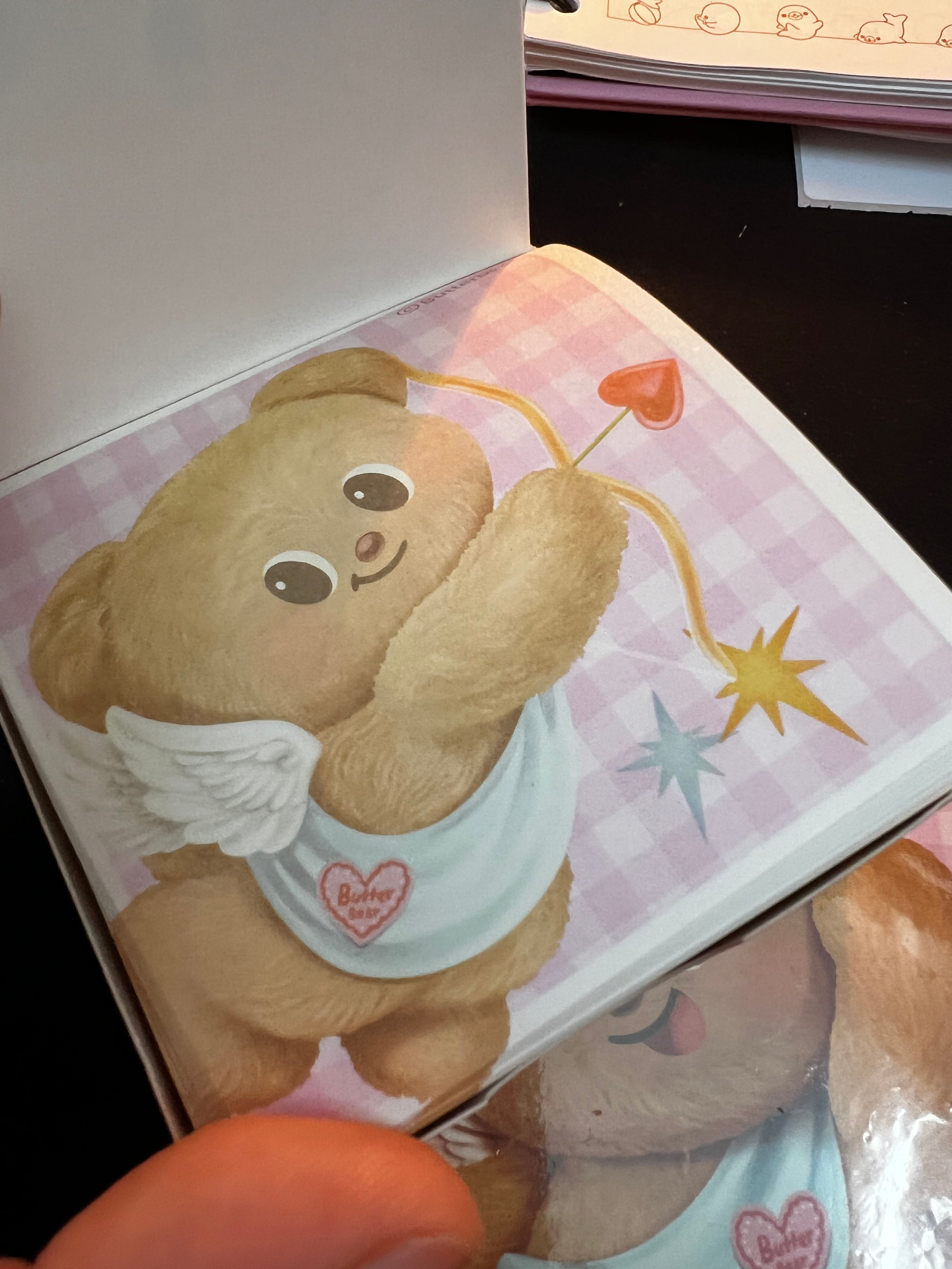 Notizblock mit Butterbear aus Thailand 249 Blatt