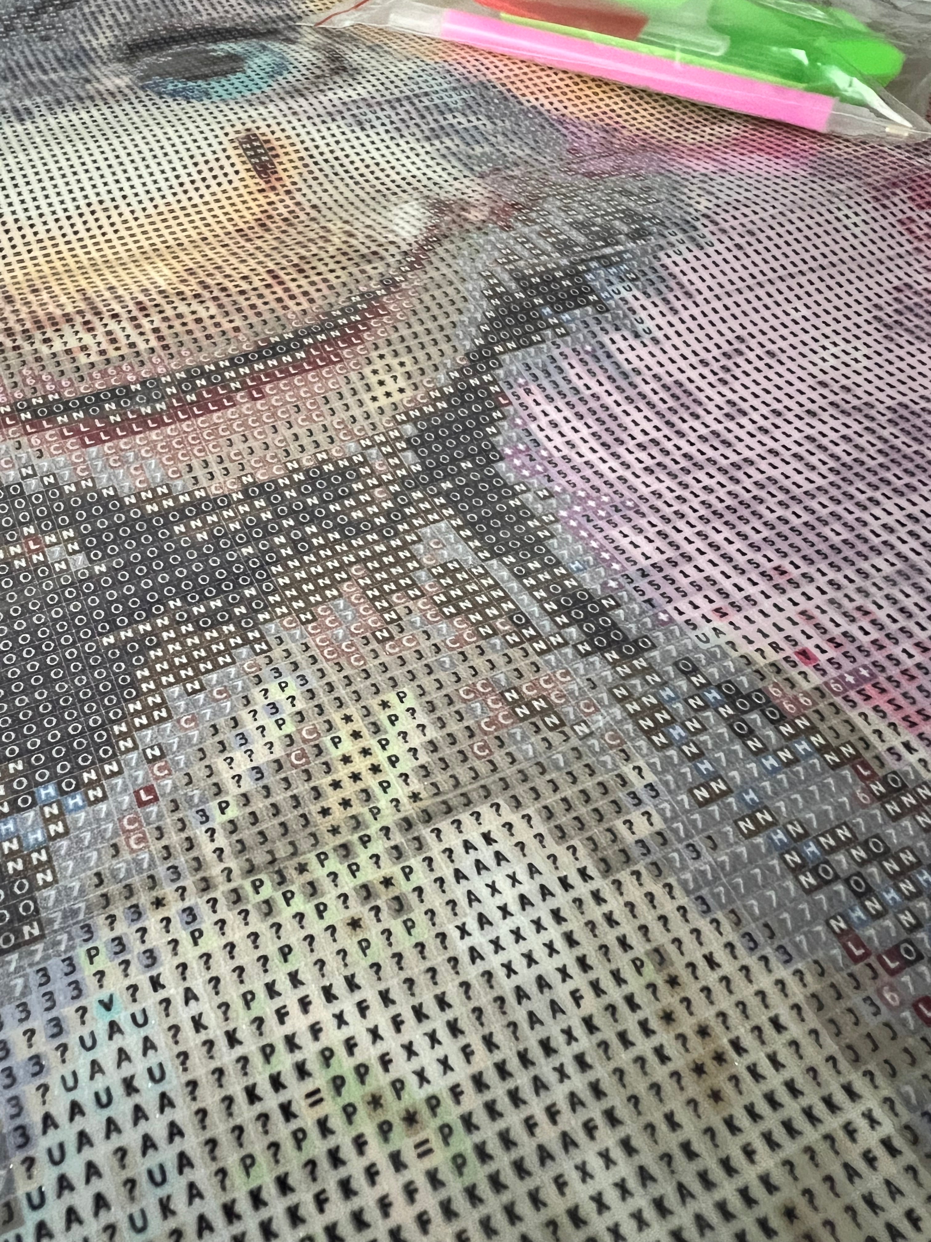 Diamond Painting 45x45cm Bildgröße mit Quadratischen Steinen, inkl. Zubehör