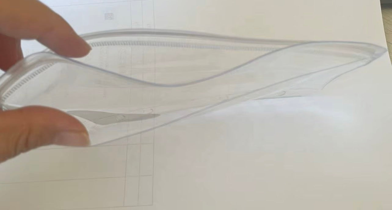 A7 Double Hülle Transparent ( 1 Tasche offen eine mit Druckverschluss)