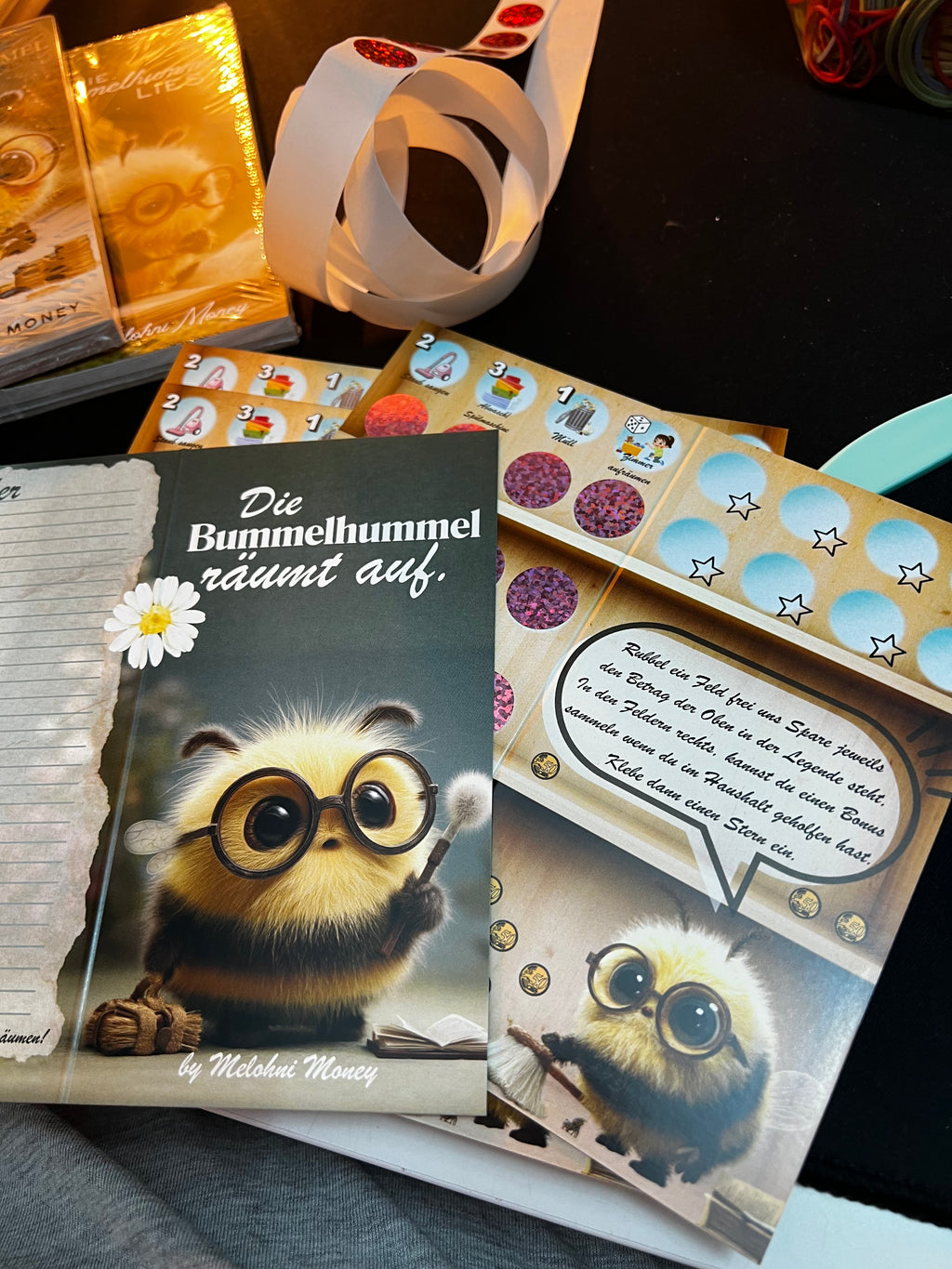 Bummelhummel- Sparset 3 Challenges mit Zubehör und Sammelkarte