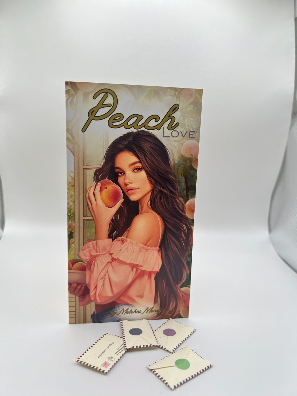 Klappkarte “Peach Love” mit Losen A6