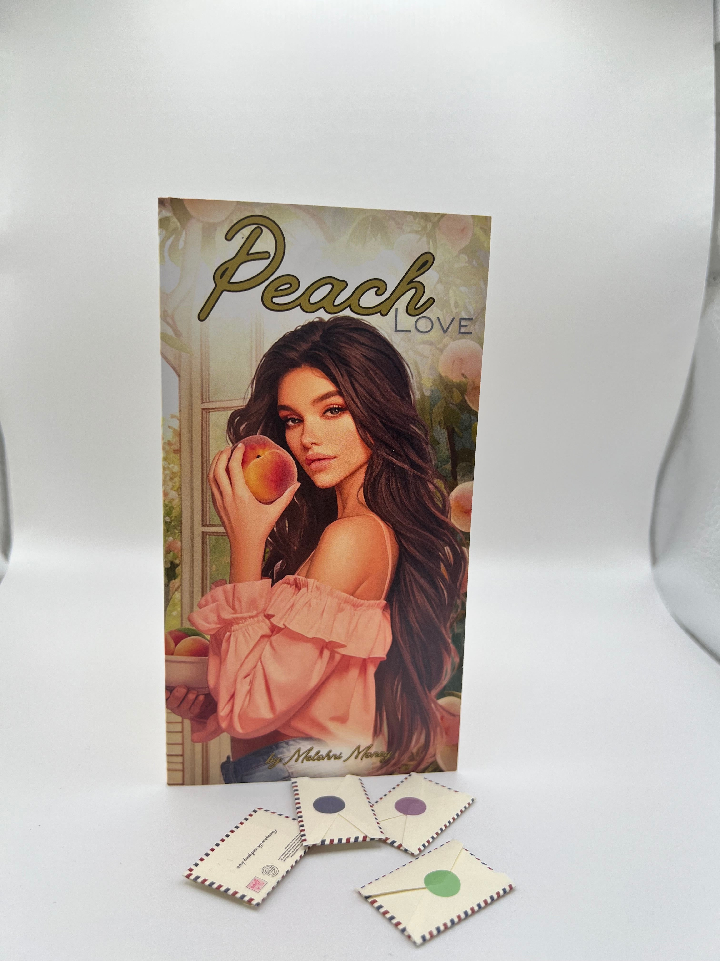 Klappkarte “Peach Love” mit Losen A6