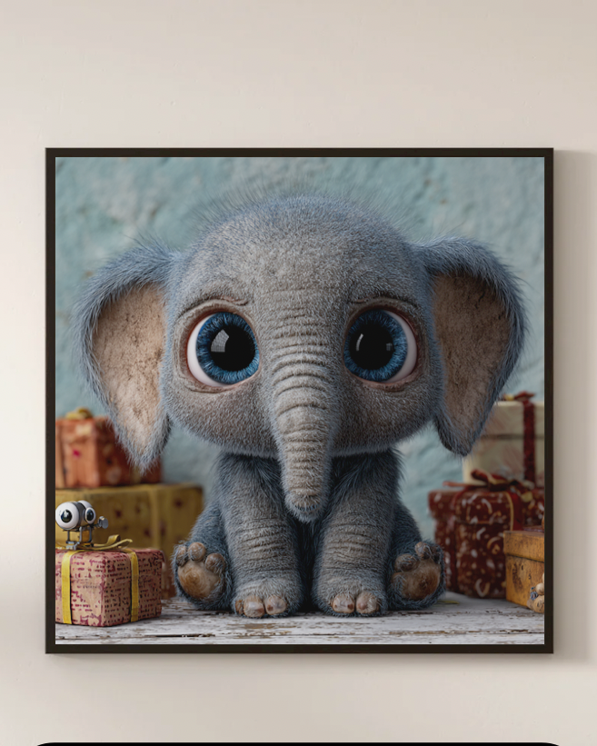 Diamond Painting 45x45cm Bildgröße mit Quadratischen Steinen, inkl. Zubehör