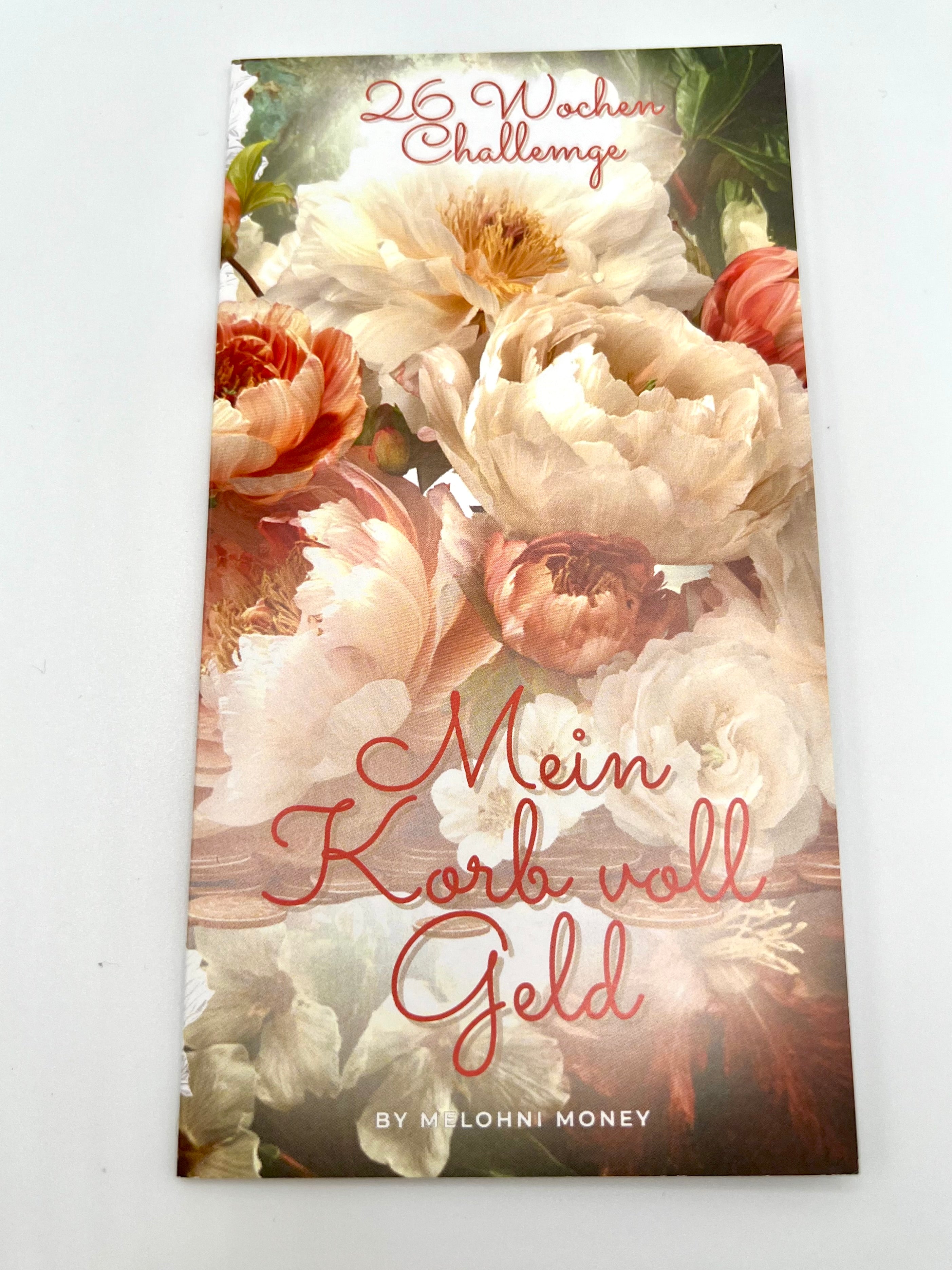 “Mein Korb voll Geld”- Team Challenge / 26 Wochen Challenge mit Korb und Münzen in Acrylbox