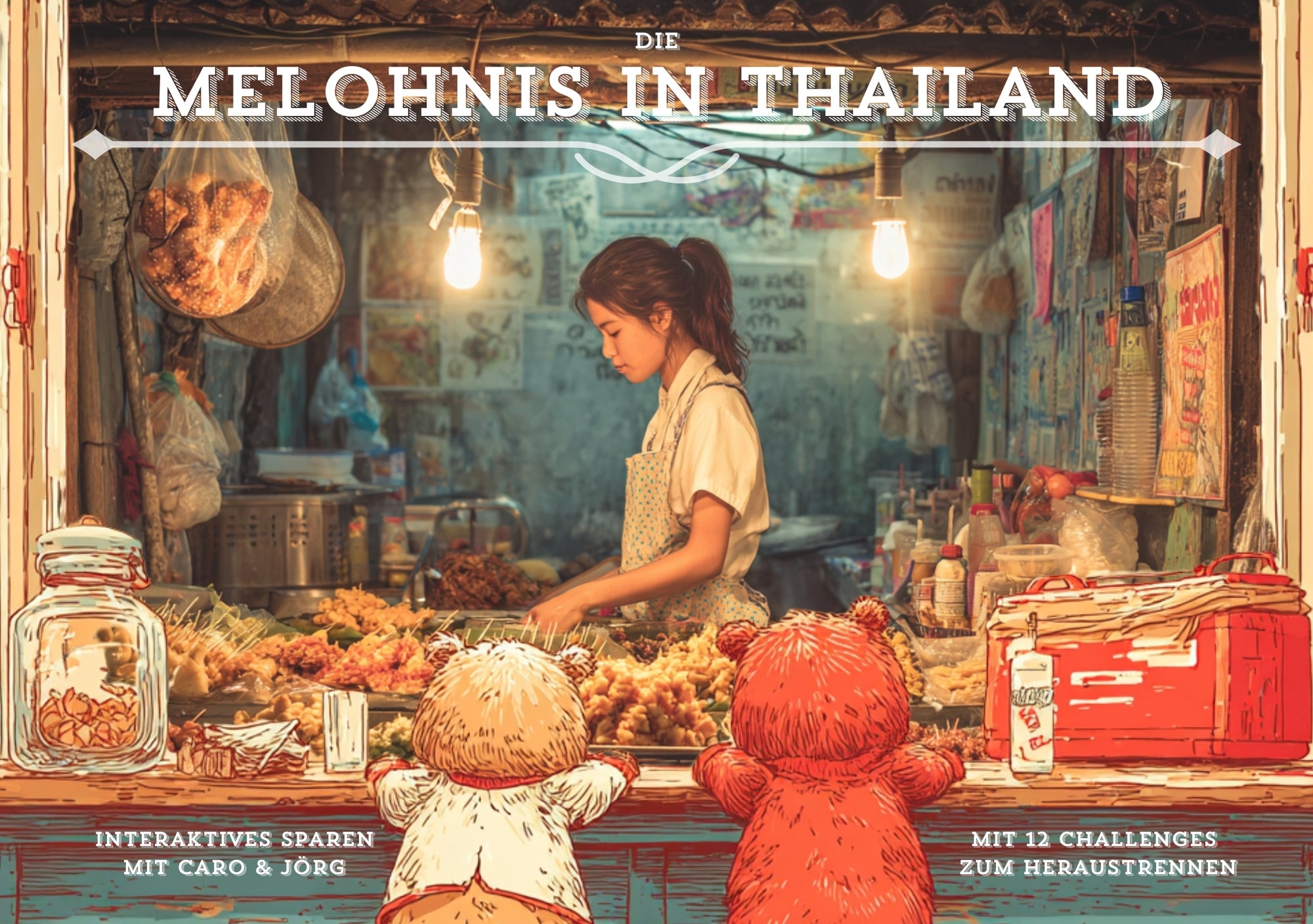 Sparbuch “Melohnis in Thailand” - 58 Seiten Ringbuch mit Zubehör