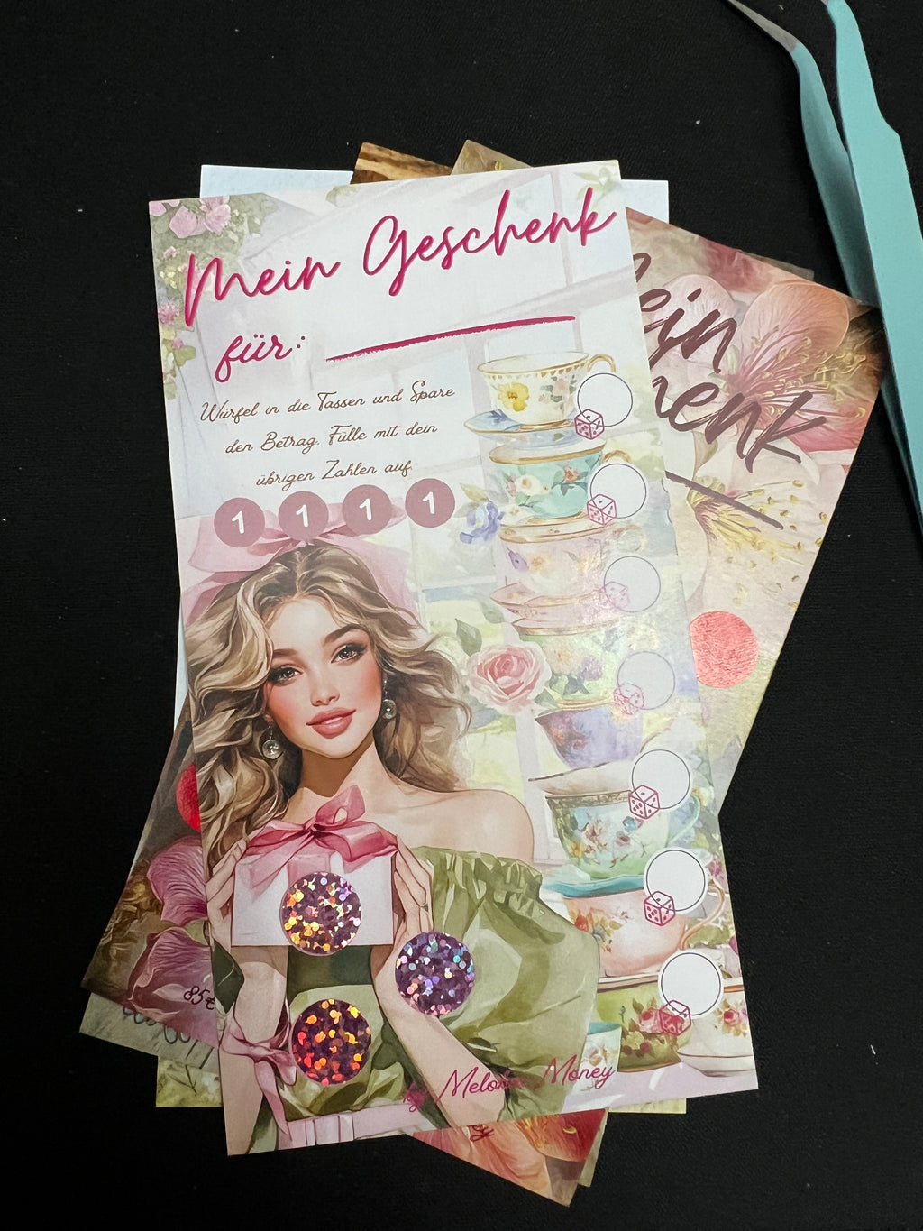 Geschenke Sparer Set personalisierbar- 4 Teilig A6
