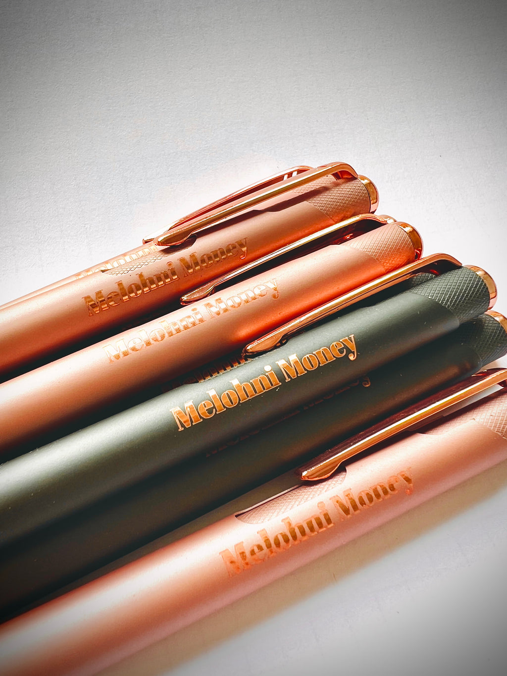 Kugelschreiber „Melohni Money“ graviert blaue Tinte