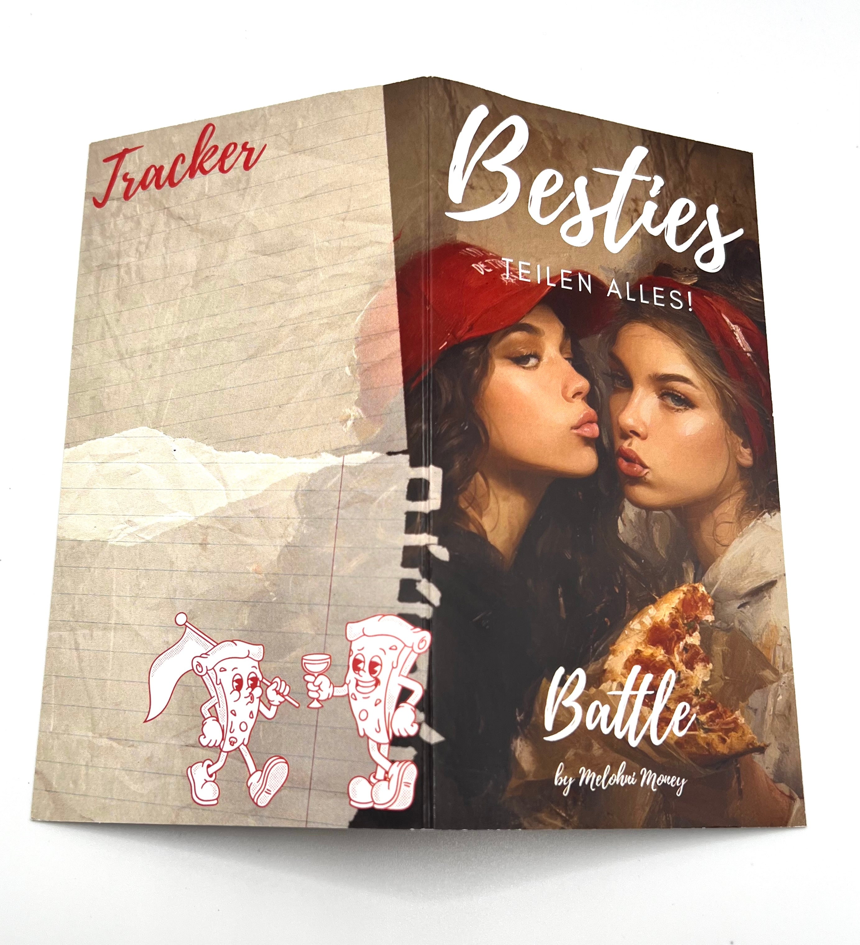 Freundschaftbattle “Besties teilen alles” A6 Klappkarte