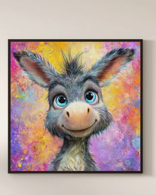 Diamond Painting 45x45cm Bildgröße mit Quadratischen Steinen, inkl. Zubehör