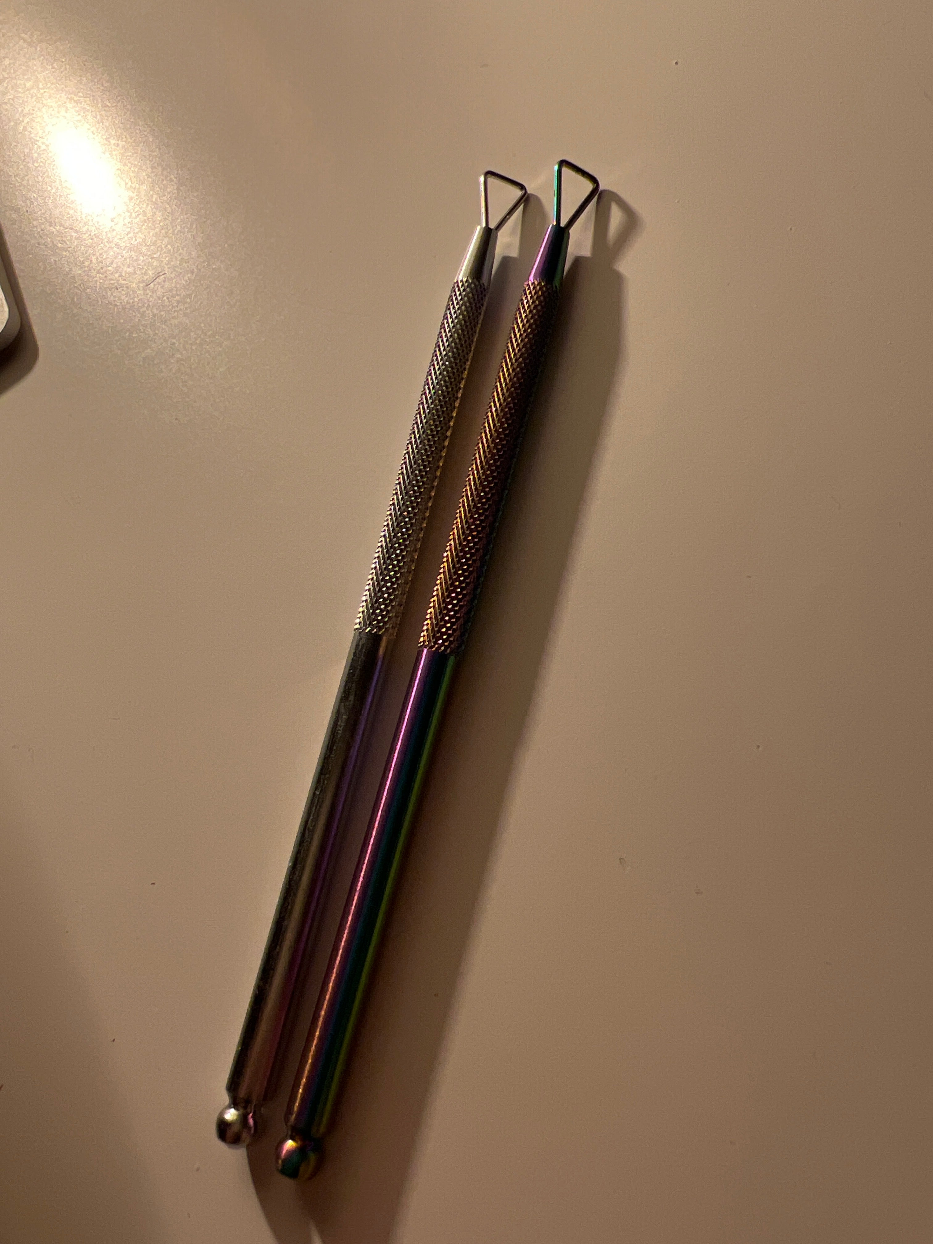 Rubbelhilfe aus Metall