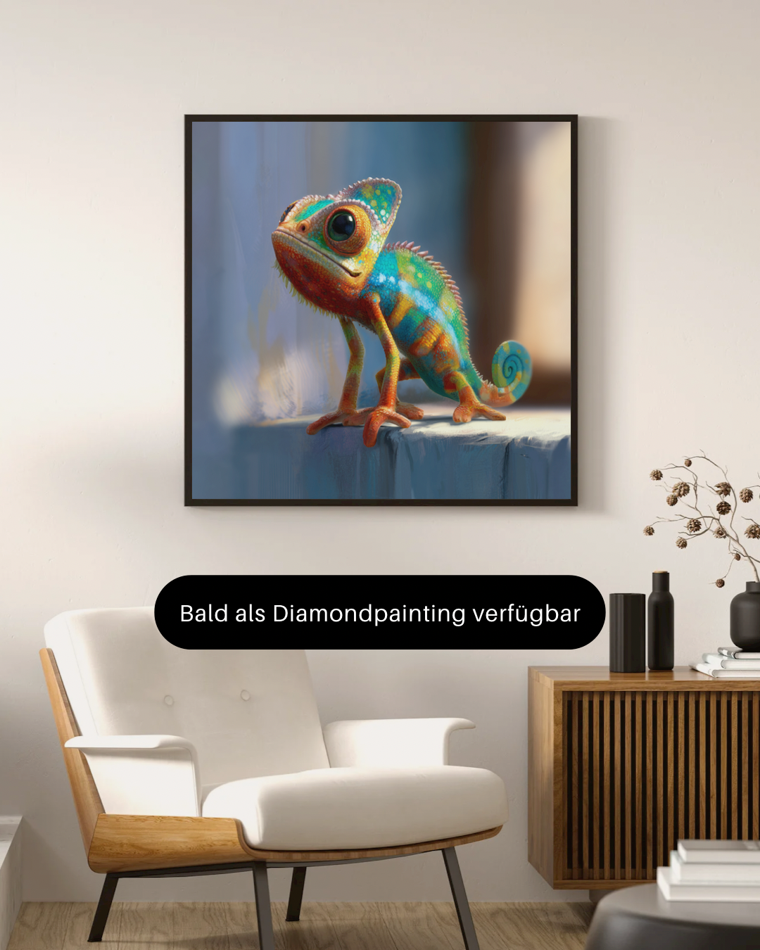 Diamond Painting 45x45cm Bildgröße mit Quadratischen Steinen, inkl. Zubehör