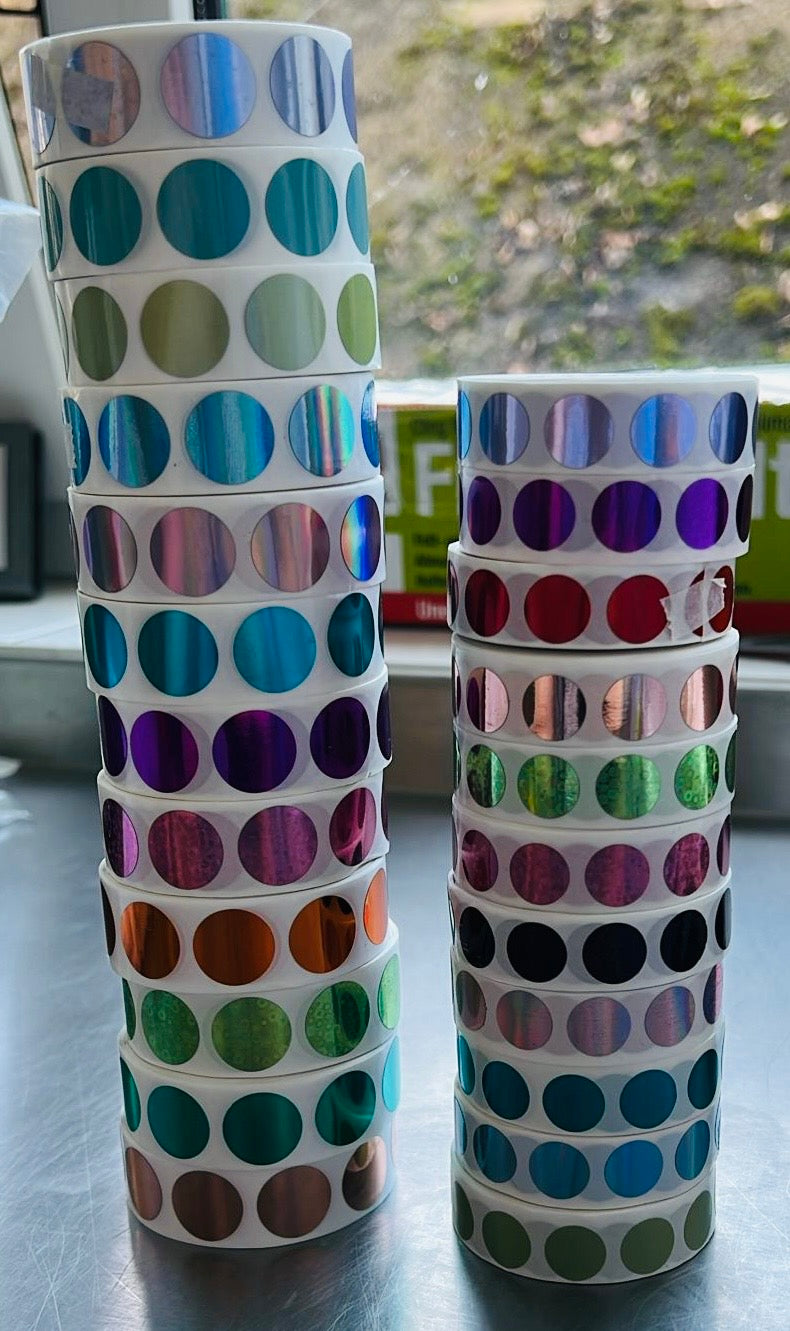 Rubbelsticker 16mm, 12mm