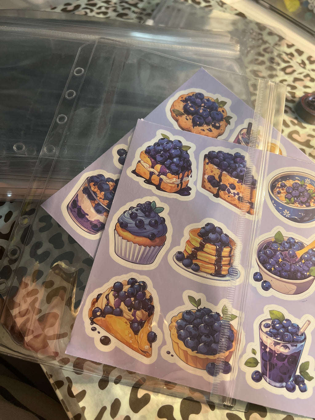 A5 Double Zipples Hüllen -Clear