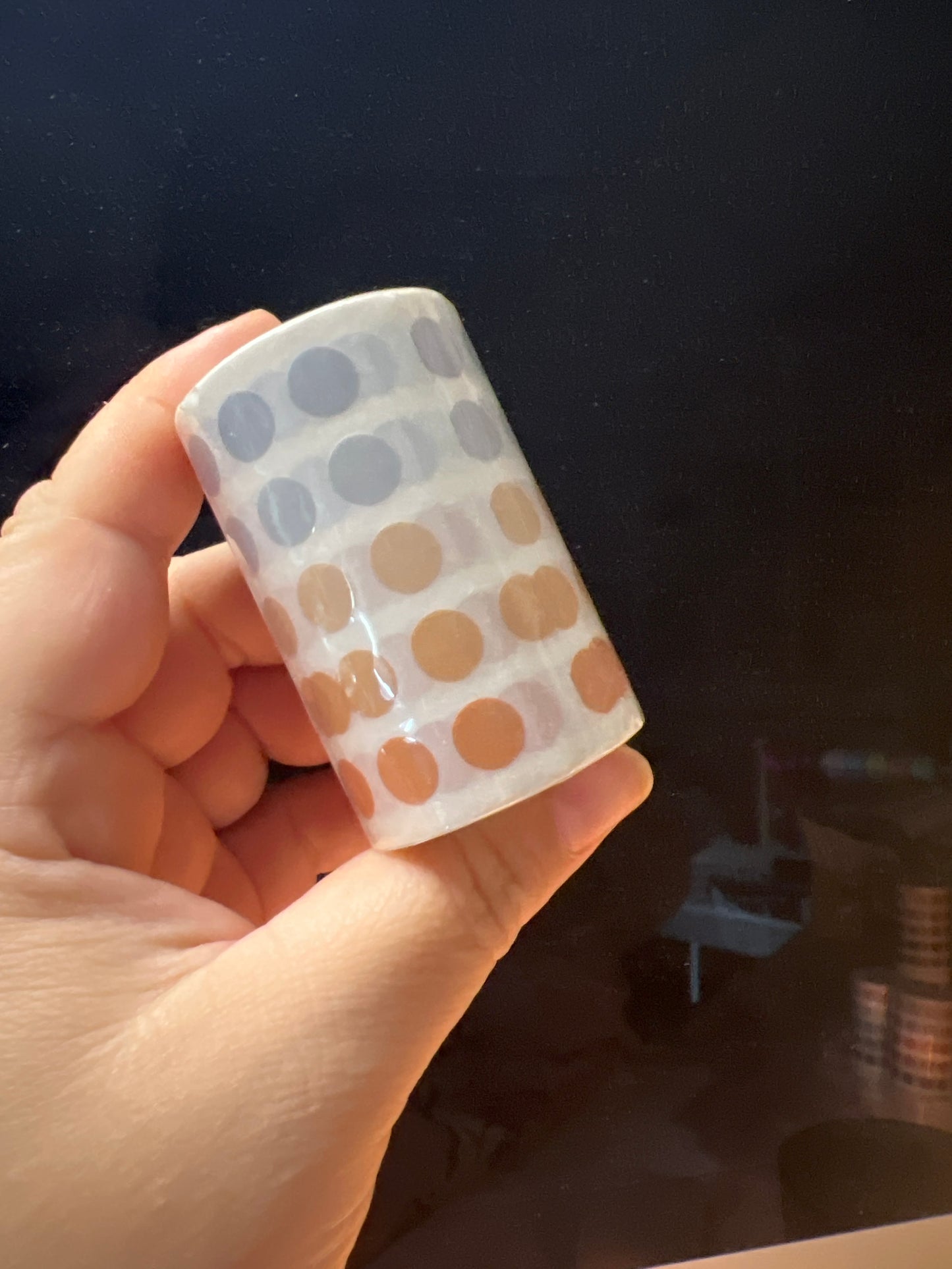 Klebepunkte 3 Meter Morandi, leicht transparent