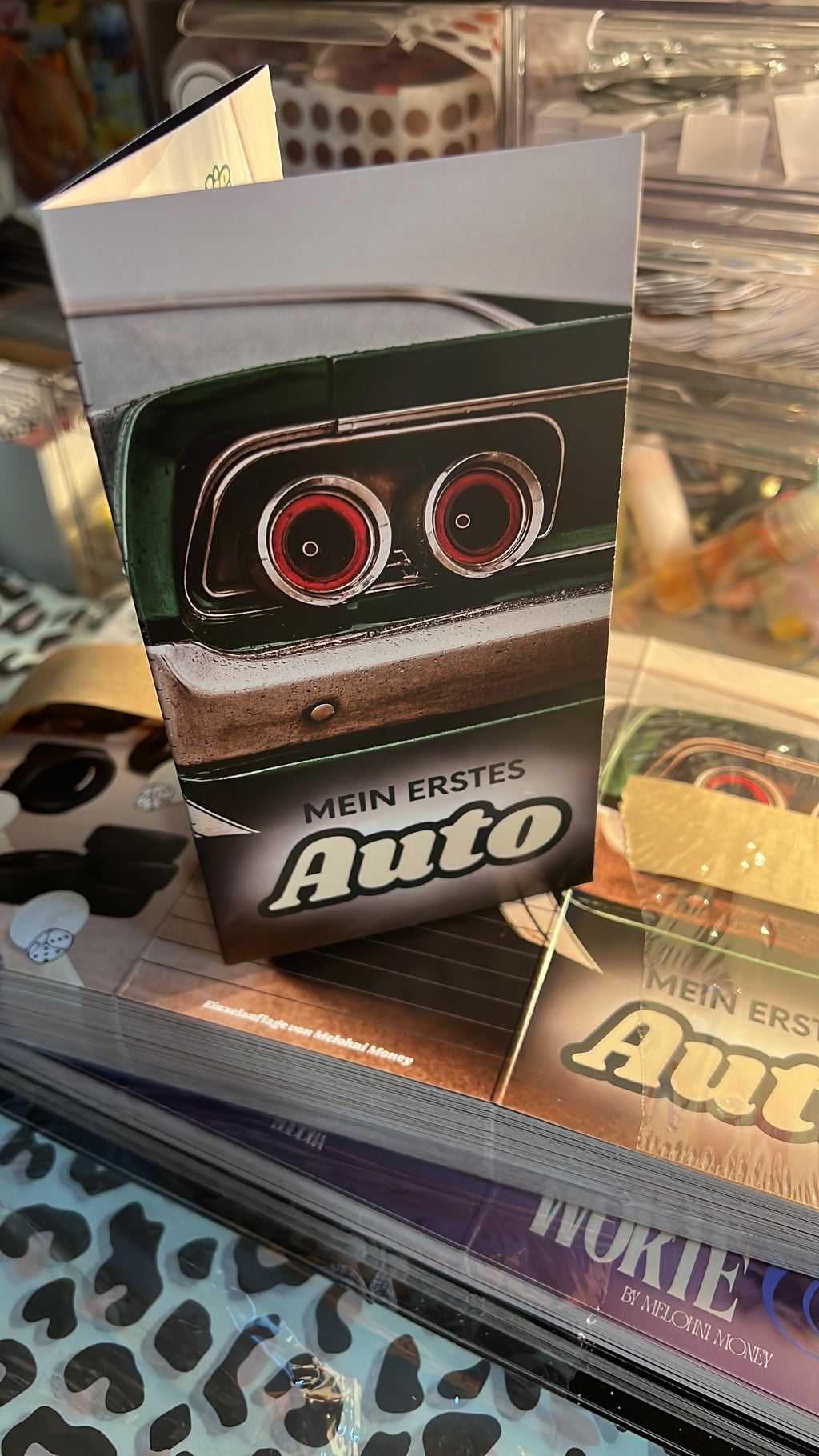 A6 Bingo- “mein erstes Auto” mit Losen und Klebepunkten