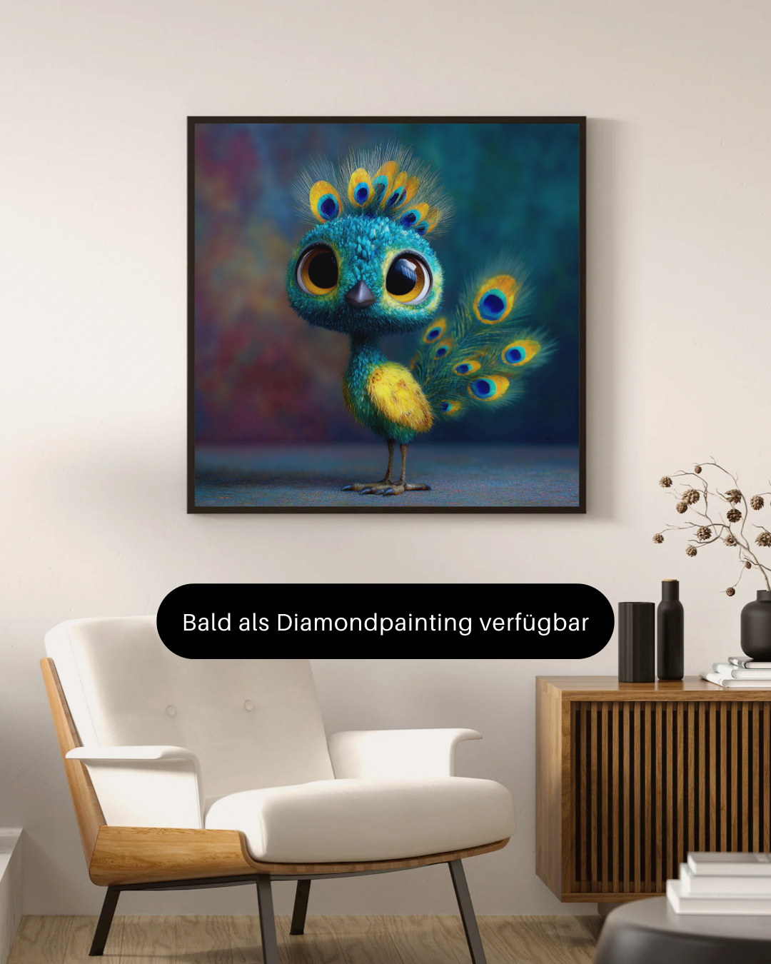 Diamond Painting 45x45cm Bildgröße mit Quadratischen Steinen, inkl. Zubehör