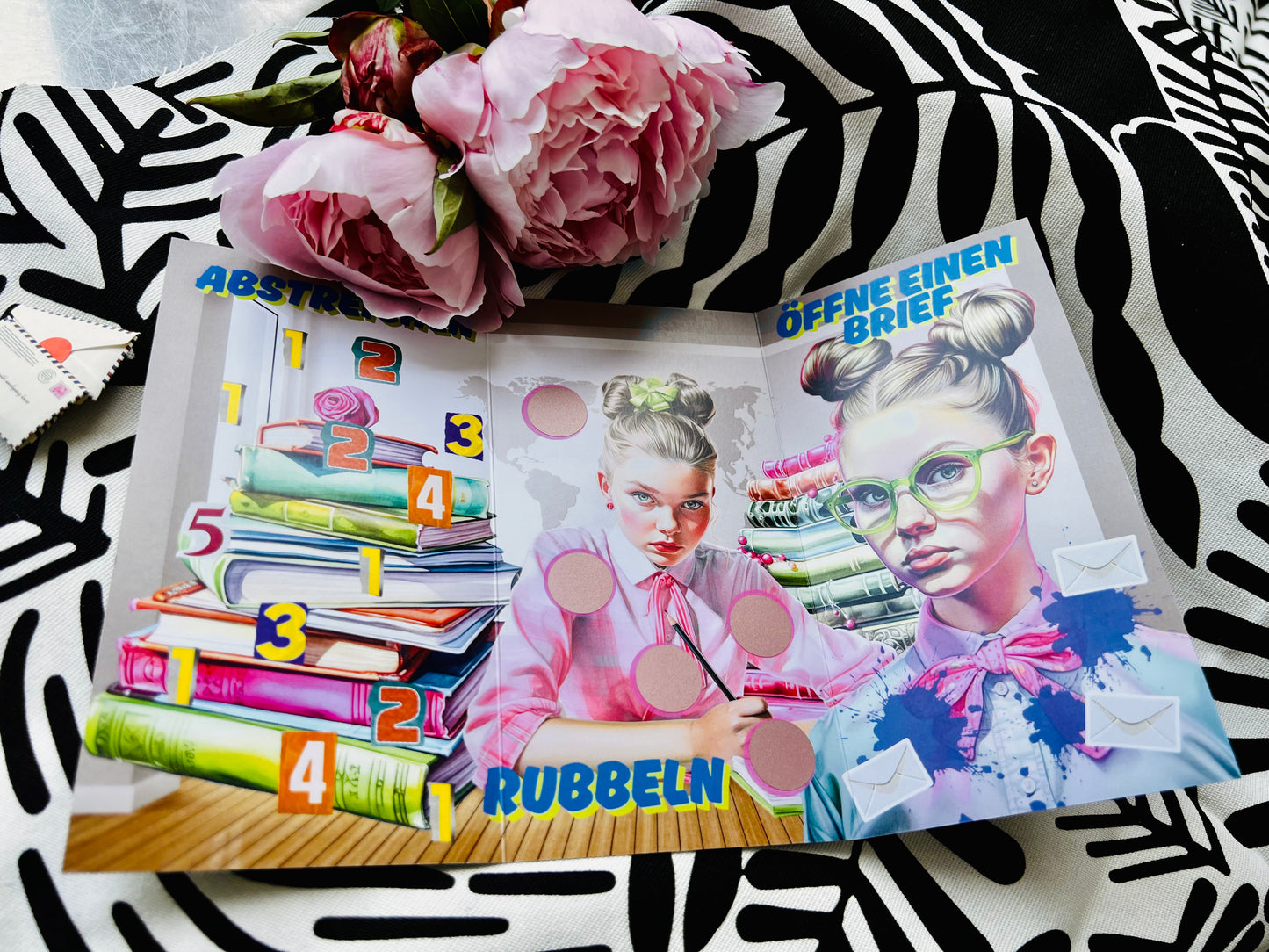 „Back to School“ Challenge mit Losen A6 3er Klappkarte