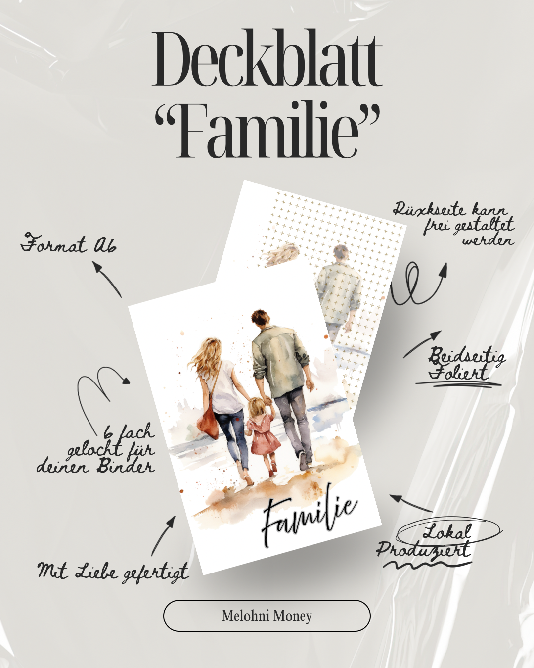 Deckblätter A6 Beidseitig Foliert