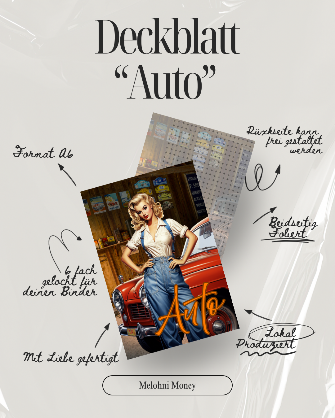 Deckblätter A6 Beidseitig Foliert