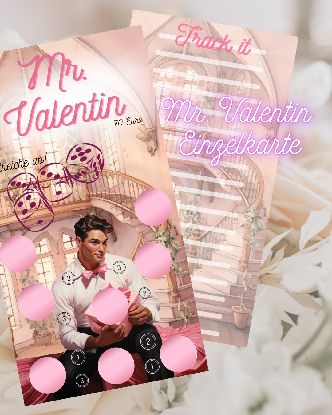 Einzelkarte A6 " Mr. Valentin"