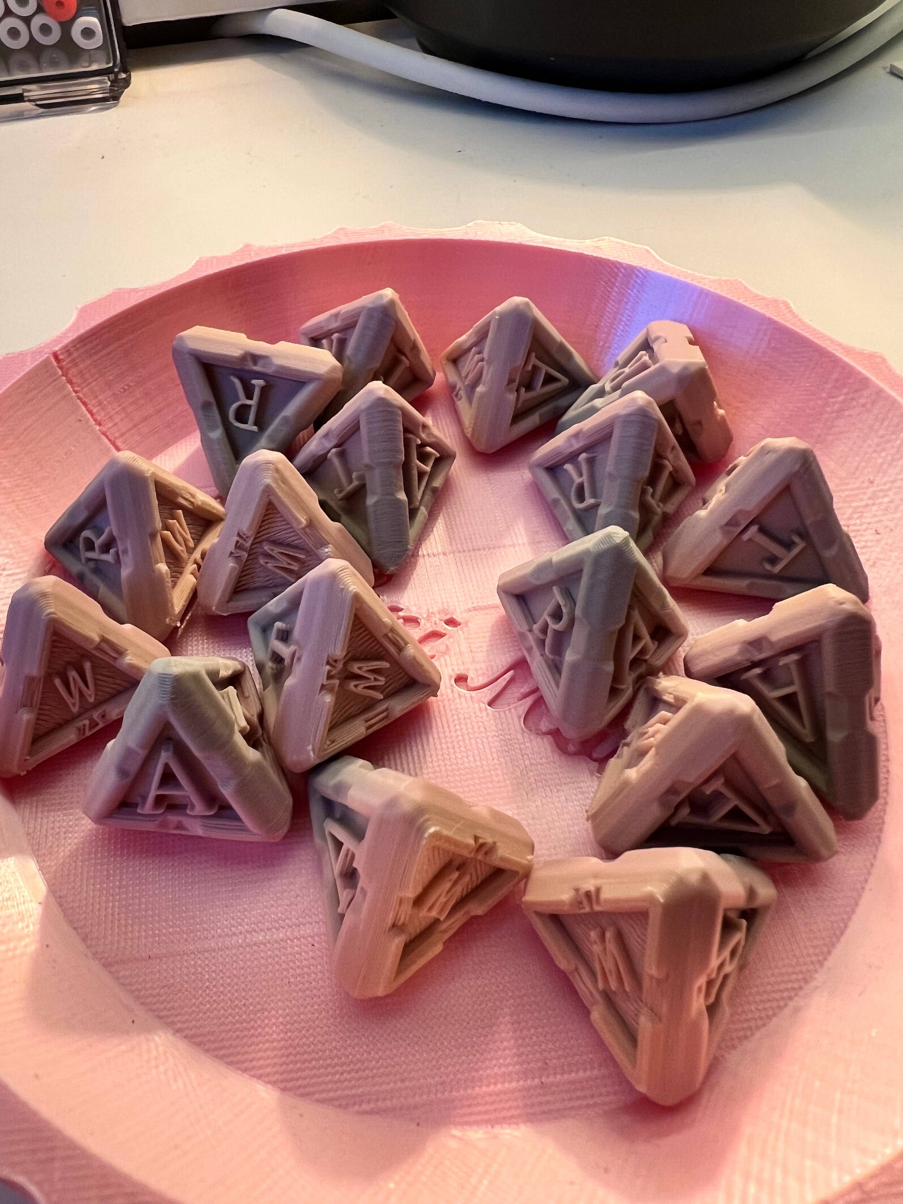 Aktionswürfel ( Würfeln, Tombola, Abstreichen, Rubbeln) vierseitig