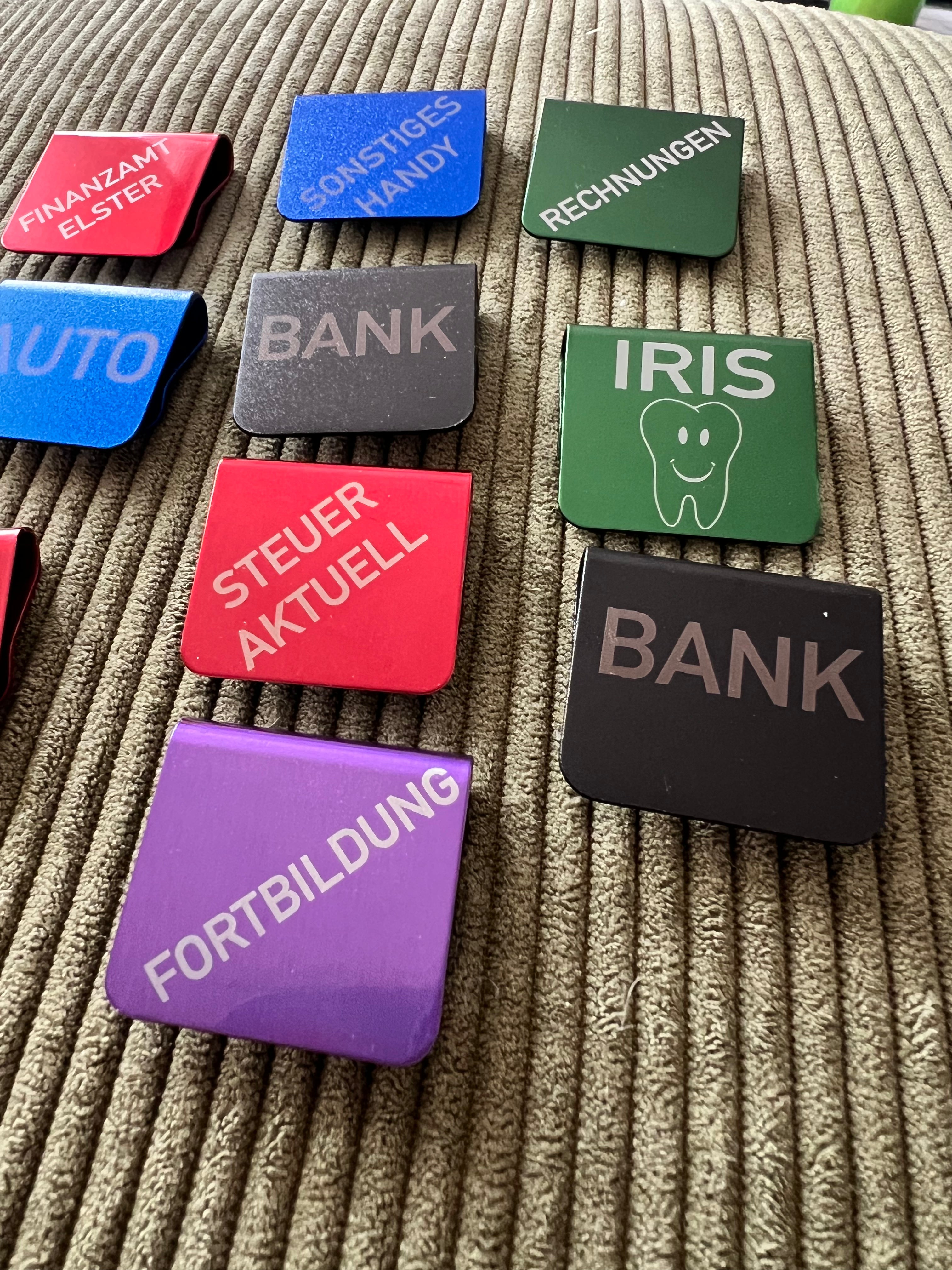 Binderclips - personalisierbar